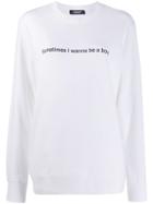 Undercover Crew-neck Sweatshirt - White