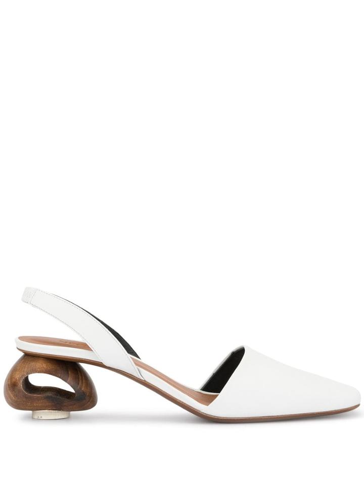 Neous Sarco Slingback Pumps - White