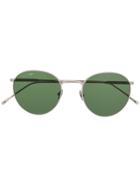 Lacoste Round Framed Sunglasses - Metallic