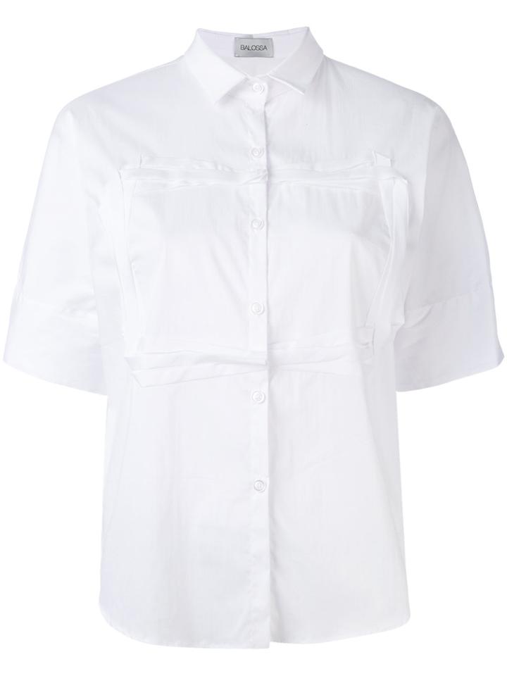 Balossa White Shirt Short-sleeved Shirt