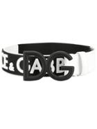Dolce & Gabbana Dg Bicolour Belt - Black