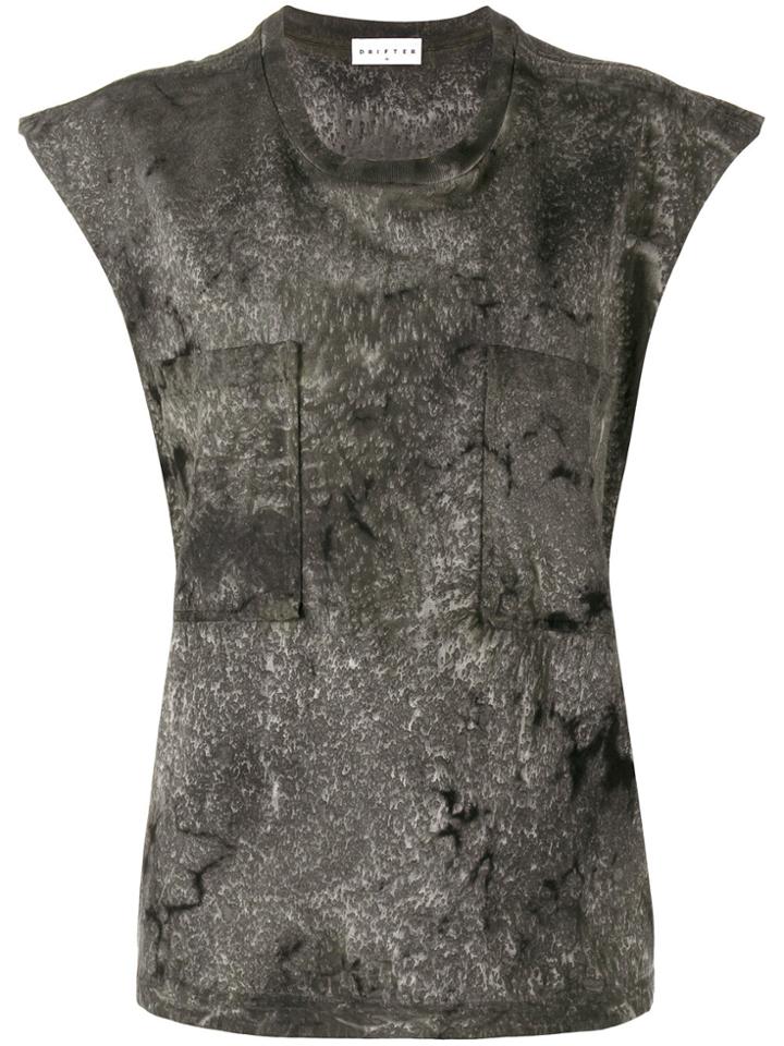 Drifter Ignus Sleeveless T Shirt - Black