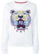Kenzo 'tiger' Sweatshirt, Women's, Size: Xl, White, Cotton
