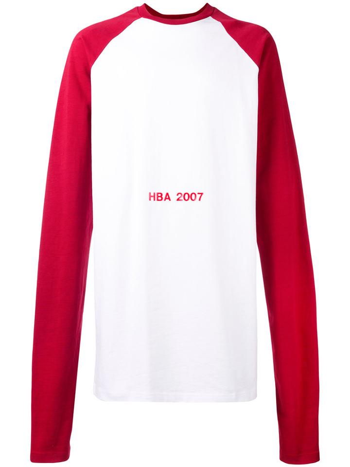 Hood By Air - Oversized Printed Sweatshirt - Men - Cotton - M, Red, Cotton