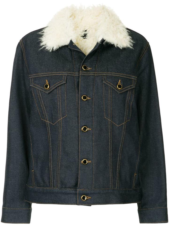Khaite Sherpa Cate Jacket - Blue