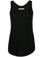 Raquel Allegra U-neck Tank Top - Black