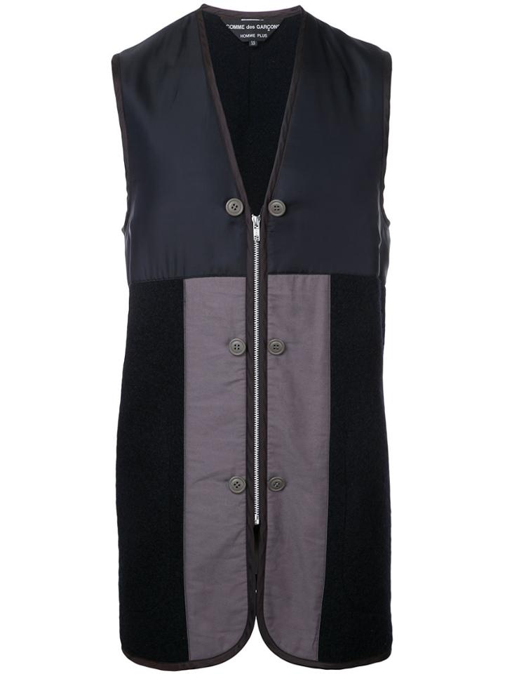 Comme Des Garçons Vintage Cupra Gilet - Blue
