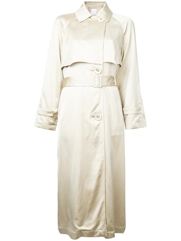 Cityshop Classic Trench Coat, Women's, Size: 36, Nude/neutrals, Rayon/cotton
