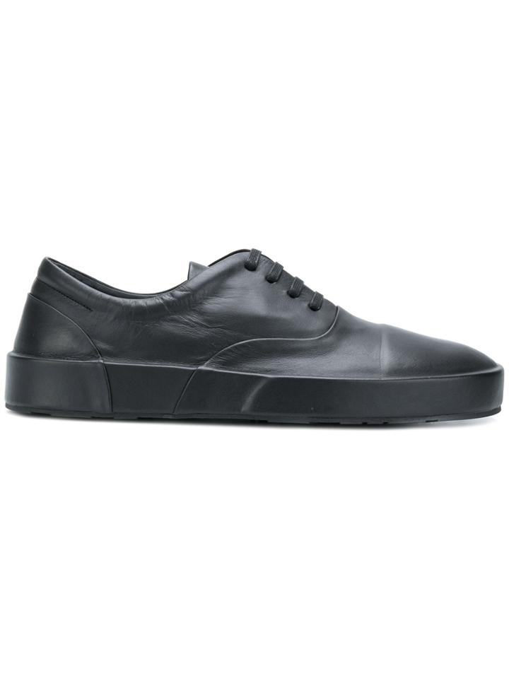 Jil Sander Basic Lace-up Sneakers - Black