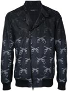 Roar - Gradient Gun Print Bomber Jacket - Men - Cotton - Iv, Black, Cotton