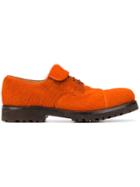 Holland & Holland Calf Hair Lace-up Shoes - Orange