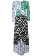 Rixo Tiered V Neck Dress - Multicolour