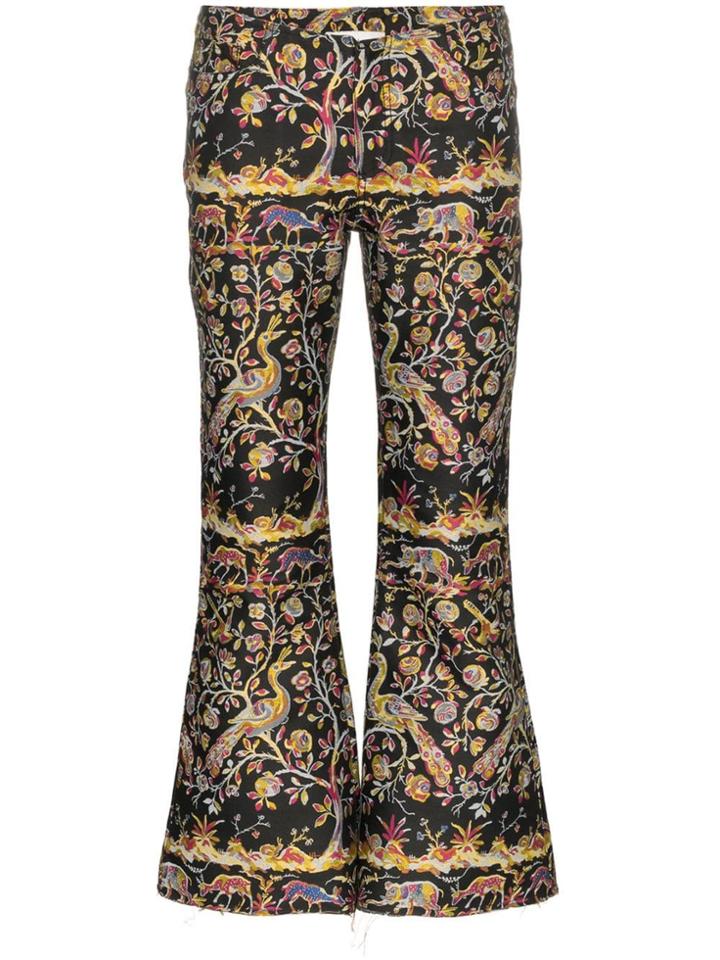 Marques'almeida Maled Lw Trs Kik Flr Brkde Crp - Black