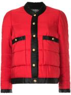 Chanel Vintage Quilted Buttoned Jacket - Red