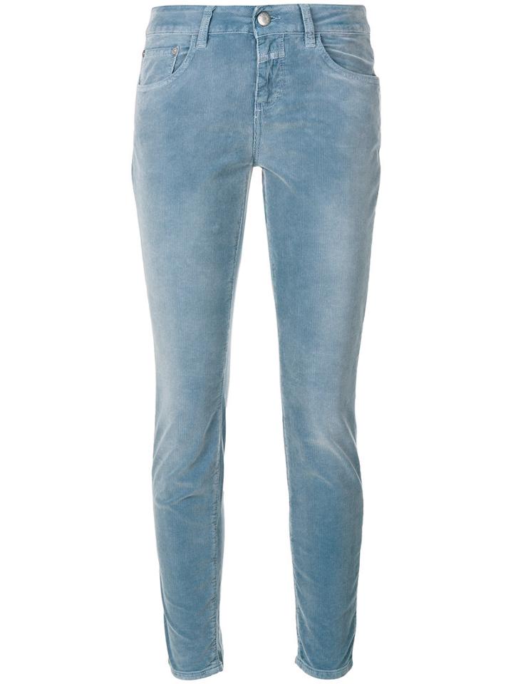 Closed - Skinny Jeans - Women - Cotton/spandex/elastane - 26, Blue, Cotton/spandex/elastane