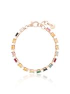 Shay Rainbow Gem 18kt Gold Bracelet - Multicoloured