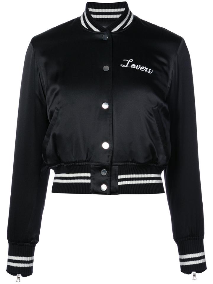 Amiri Lovers Baseball Jacket - Black