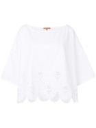 Ermanno Scervino Eyelet Detail Relaxed Blouse - White