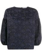 Ymc Floral Print Blouse - Blue