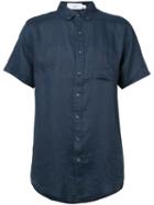 Onia - Jack Shirt - Men - Linen/flax - L, Blue, Linen/flax