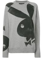 Marc Jacobs Playboy Bunny Print Sweatshirt - Grey