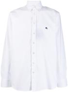 Etro Logo Button-down Shirt - White