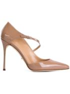 Sergio Rossi Crossover Strap Pumps