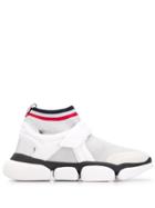 Moncler Chunky Knitted Sneakers - Silver