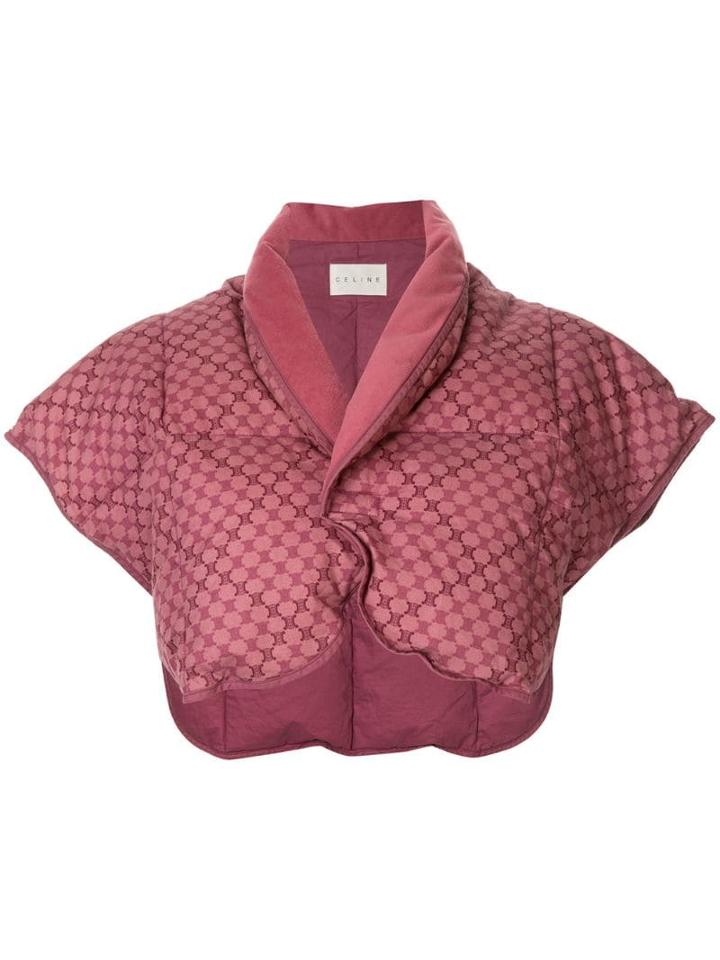 Céline Pre-owned Cropped Textured Jacket - Pink