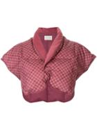 Céline Pre-owned Cropped Textured Jacket - Pink