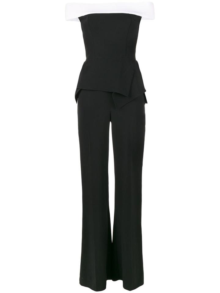 Roland Mouret Danielson Off-shoulder Jumpsuit - Black