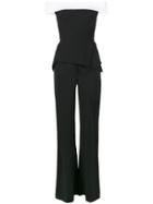 Roland Mouret Danielson Off-shoulder Jumpsuit - Black