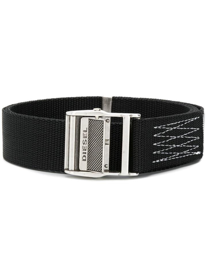 Diesel B-onavigo Technical Tape Belt - Black