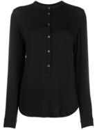 Majestic Filatures Band Collar Jersey T-shirt - Black