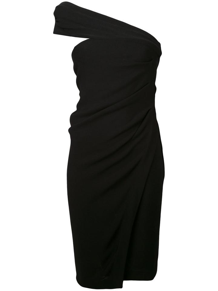 Dsquared2 - One-shoulder Gathered Dress - Women - Polyamide/spandex/elastane/viscose - L, Women's, Black, Polyamide/spandex/elastane/viscose