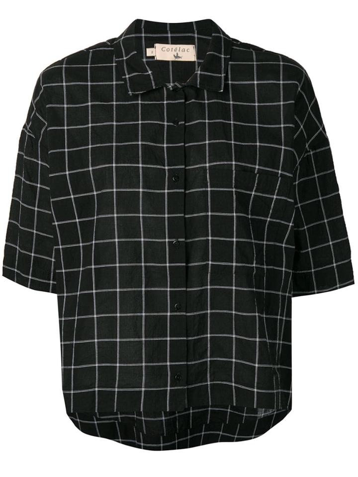Cotélac Check Shirt - Black