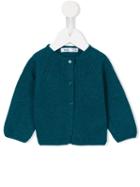 Knot - Cable Knit Detail Cardigan - Kids - Polyamide/viscose/cashmere/merino - 3 Mth, Blue