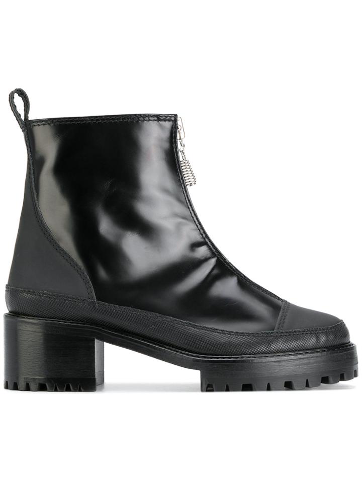 Nicole Saldaña Chris Platform Boots - Black