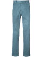 The Elder Statesman Straight Leg Trousers - Blue