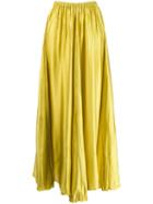 Forte Forte Satin Maxi Skirt - Yellow