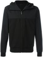 Prada Zipped Hooded Jacket, Men's, Size: Large, Black, Polyamide/polyester/spandex/elastane/viscose