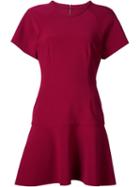 Rebecca Vallance 'bravado' Raglan Mini Dress, Women's, Size: 10, Red, Polyester
