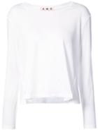 Amo Longsleeved Twist T-shirt - White