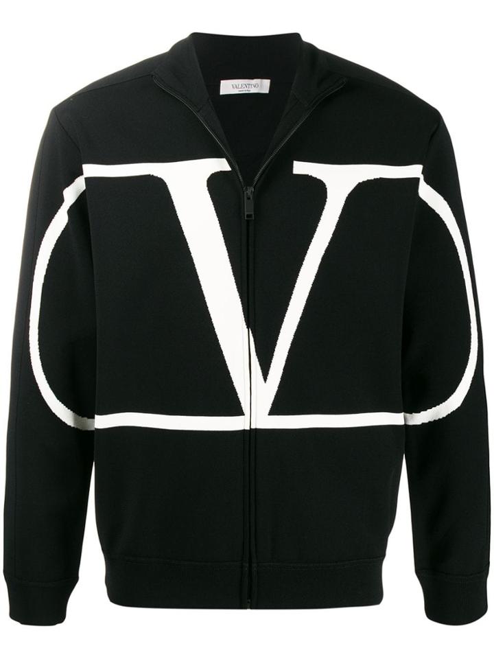 Valentino Vlogo Track Jacket - Black