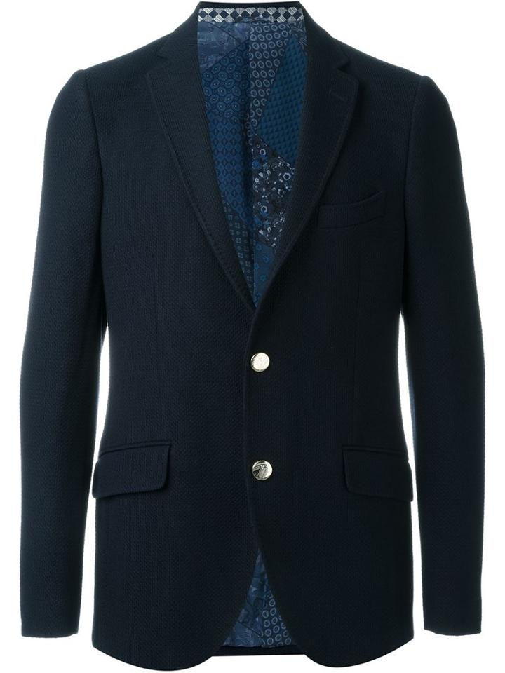 Etro Gold Toned Buttons Blazer