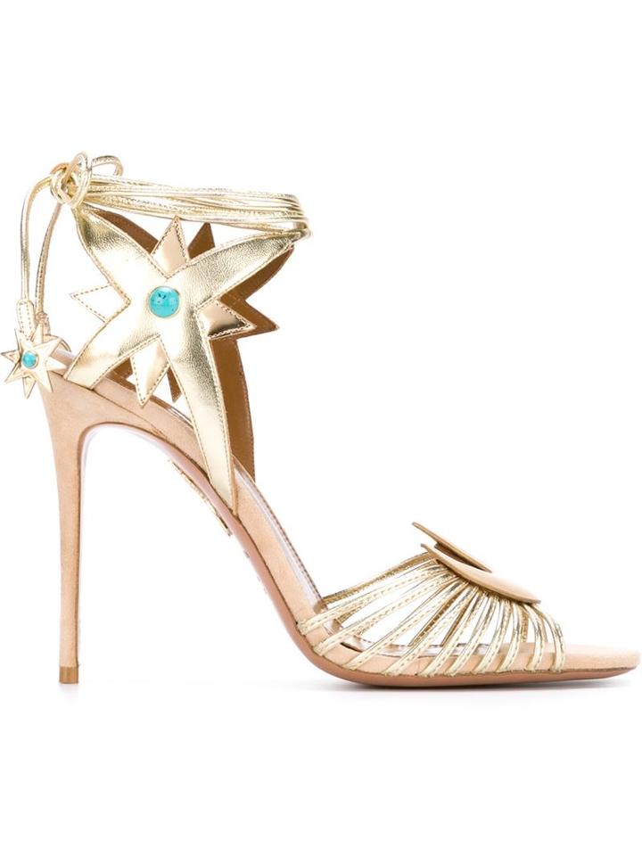 Aquazzura Star Cut-out Stiletto Sandals