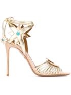Aquazzura Star Cut-out Stiletto Sandals