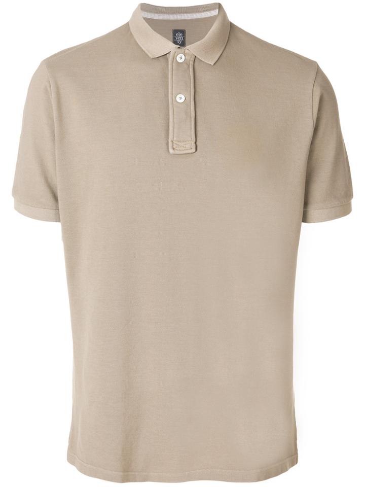 Eleventy Classic Polo Top - Nude & Neutrals