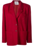 Fendi Vintage Straight Fit Blazer - Red