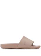 Rick Owens Drkshdw Rubber Slides - Brown